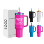 YEDI 40 Oz Customized Vacuum Stainless Steel Water Bottle Classic Double Wall Thermos Cup with Handgrip for Camping