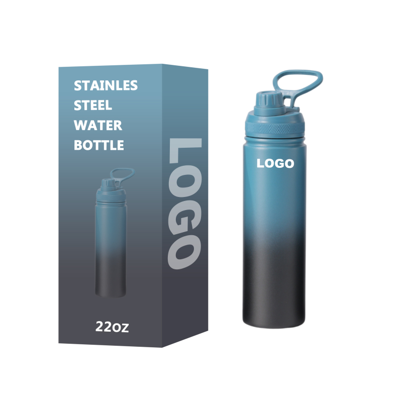 Custom Logo BPA-Free Reusable Stainless Water Bottle for Camping with Gift Box Included