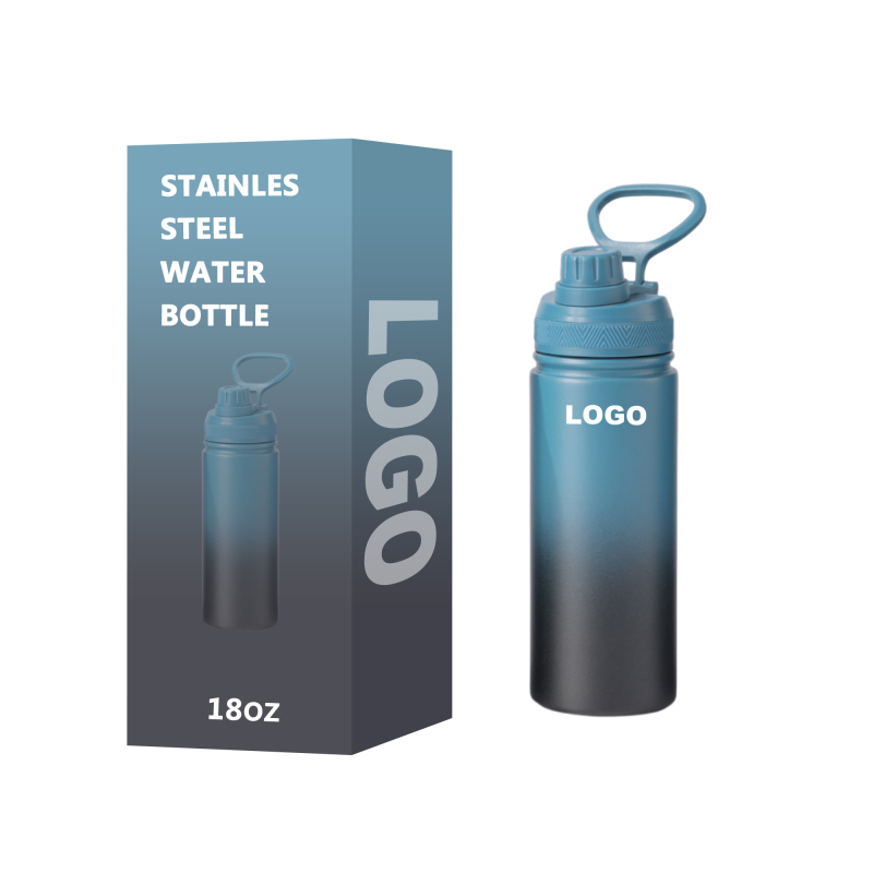 Custom Logo BPA-Free Reusable Stainless Water Bottle for Camping with Gift Box Included