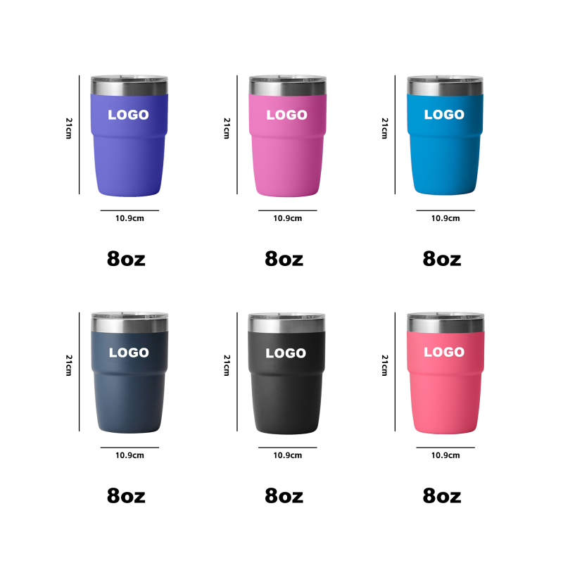 YEDI 8oz Espresso Shot Premium Metal Travel Mug 8oz Sublimation Mini Wine Tumbler Laser Engraving Stackable Coffee Cup