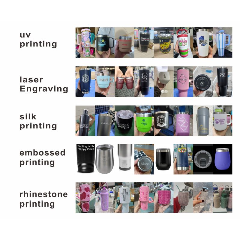 Hot Selling 2025 40Oz Handle Tumbler with Straw Insulated 40oz Stainless Steel Tumbler Square Shape for Travel Customizable Logo