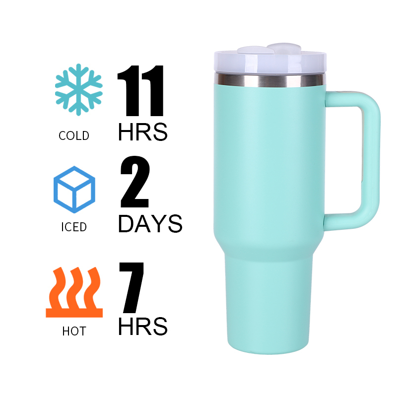 YEDI 2025 Most Popular 40oz H2.0 Stainless Steel Travel Mug Insulated Thermal Coffee Cup Vacuum Insulated Top Seller