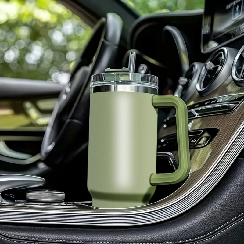 YEDI 2025 Most Popular 40oz H2.0 Stainless Steel Travel Mug Insulated Thermal Coffee Cup Vacuum Insulated Top Seller