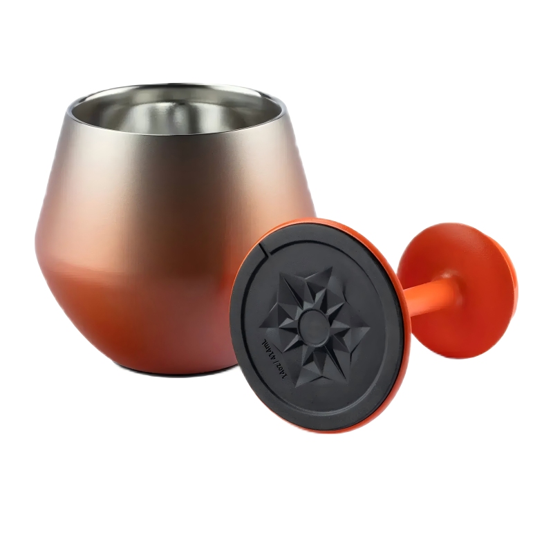 The 414ml Stainless Steel Shot Cups Metal Drinking Shot Glasses for Camping Travel Coffee Tea Whiskey Liquor Barware Gift