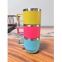 High Quality Cute Seafoam Stackable Thermal Tumbler Stainless Steel Espresso Coffee Mug With Durasip Ceramic Lining