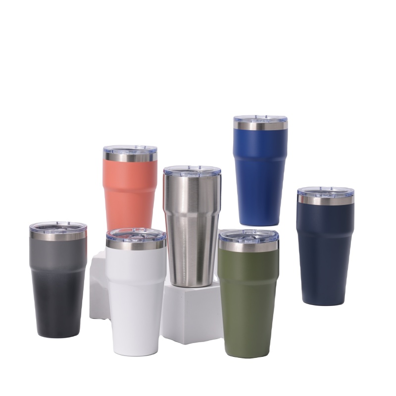 YEDI 26oz Stainless Steel Coffee Mug with Handle Insulated Tumbler with Lid Double Wall Vacuum Thermal Cup Coffee Tumbler