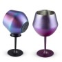 Double Wall 414ml Goblet Wine Glass 304 Stainless Steel Wine Glass Vacuum Insulation Unbreakable With Detachable Rod