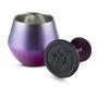 Double Wall 414ml Goblet Wine Glass 304 Stainless Steel Wine Glass Vacuum Insulation Unbreakable With Detachable Rod
