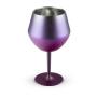 Double Wall 414ml Goblet Wine Glass 304 Stainless Steel Wine Glass Vacuum Insulation Unbreakable With Detachable Rod