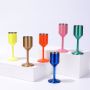 Dishwasher Custom Logo 304 Stainless Steel Red Wine Glass Single-Wall Stemware Safe for bar PartyBulk 50ml 100ml