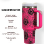 YEDI 40 oz Food-grade Insulated Coffee Tumbler With Lid Stainless Steel Double Wall Coffee Mug