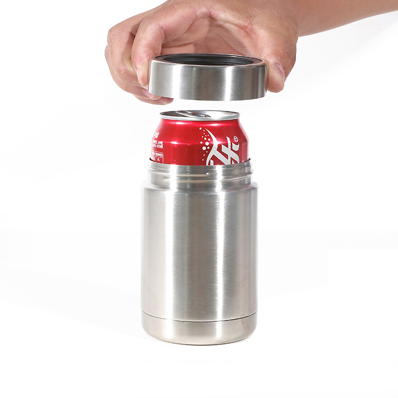 YEDI 12oz Double Wall Stainless Steel Vacuum Insulated Can Cooler Holder for Beverages for Camping