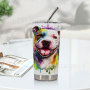 YEDI Tumbler with Lid and Straw Double Wall Vacuum Coffee Cup Travel Mug Stainless Steel for Ice 20oz CLASSIC Mugs for 1 Users