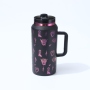 YEDI BPA FREE 128oz One Gallon Tumbler with Handle & Straw  Large Capacity for Travel & Sports Insulated Stainless Steel Cup