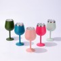 Customize Logo 304 Stainless Steel Wine Tumbler MargaritacTumbler with Lid Insulated Double Cup Party Picnic Pool Beach300ml