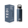 YEDI Customized logo 46oz NAVY Water Bottle BPA Free Double Walled Insulated Vacuum Stainless Steel Water Bottles with Straw Lid