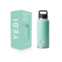 YEDI Customized logo 46oz NAVY Water Bottle BPA Free Double Walled Insulated Vacuum Stainless Steel Water Bottles with Straw Lid
