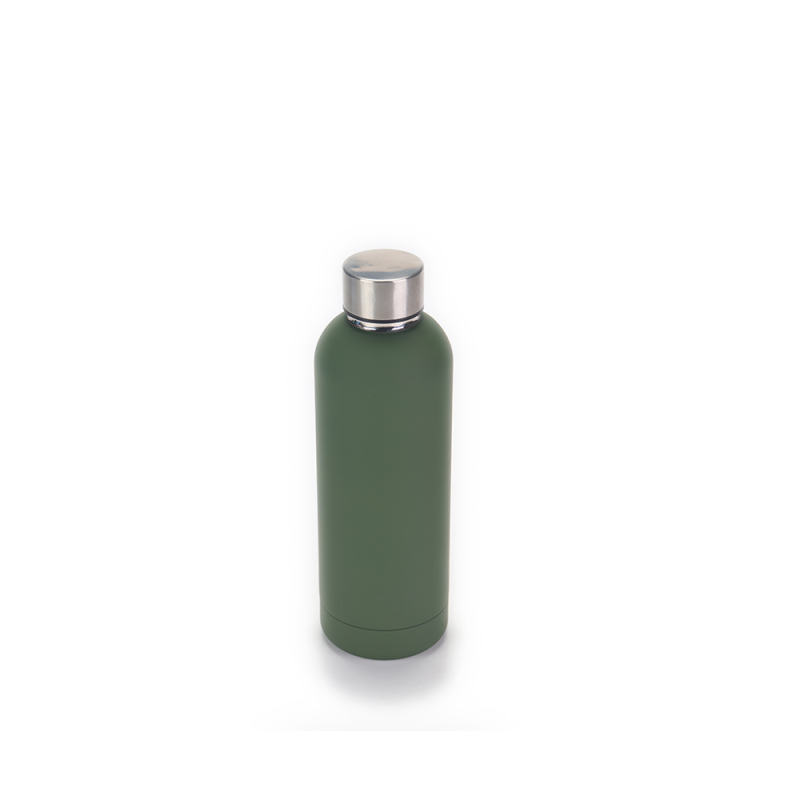 YEDI 500ml BPA-Free Stainless Steel Vacuum-Insulated Water Flask Rubber Coating for Travel Camping Vacuum Flasks Thermoses