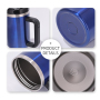 40oz  H2.0 Tumbler Transparent Paint Double Wall Vacuum Tumbler with Handle and Straw Reusable Stainless Steel Mugs
