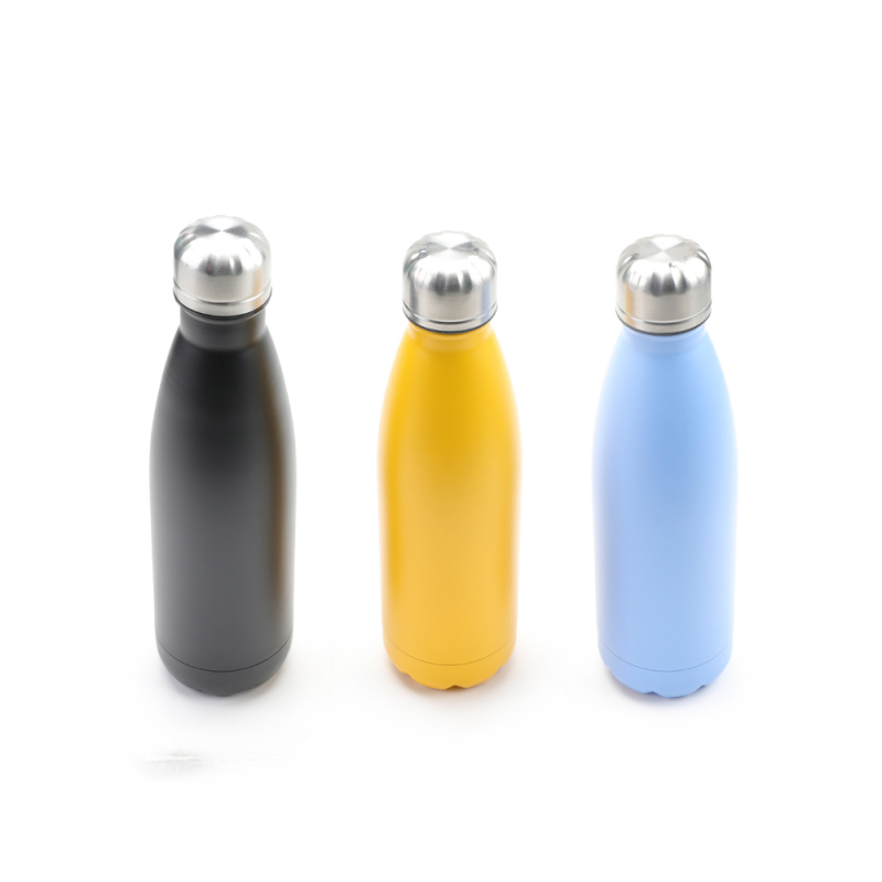 Bouteille isotherme en acier inoxydable de 500 ml, résistante aux fuites, idéale pour le chaud et le froid, respectueuse de l'environnement et à double paroi.