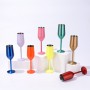 Hot Sale 220ml Stainless Steel Wine Glass Customizable Logo Cocktail Goblet for Red Wine for Champagne for Bars and Restaurants