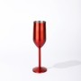 Hot Sale 220ml Stainless Steel Wine Glass Customizable Logo Cocktail Goblet for Red Wine for Champagne for Bars and Restaurants