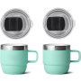 YEDI  6oz 10oz Custom Printed Coffee Mugs Ceramic Lining Water Bottle Stainless Steel Outdoor Portable Tumbler Drinking Mug