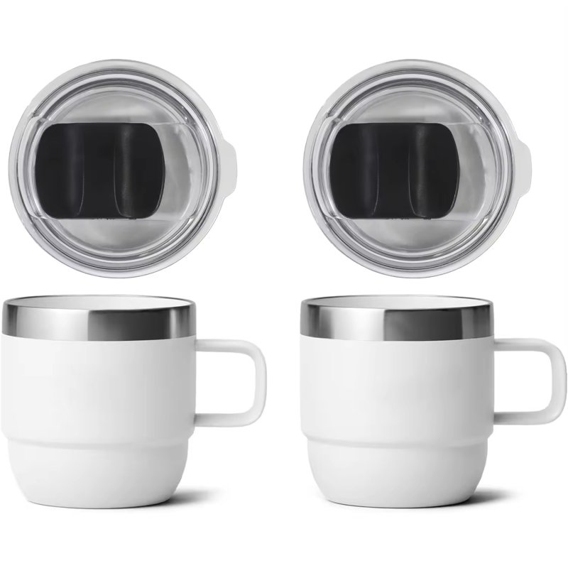 YEDI  6oz 10oz Custom Printed Coffee Mugs Ceramic Lining Water Bottle Stainless Steel Outdoor Portable Tumbler Drinking Mug