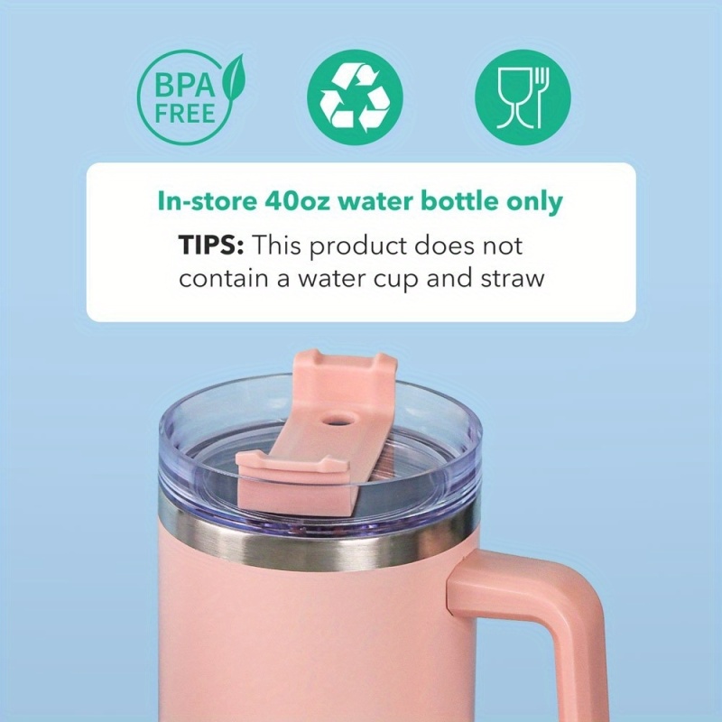 40oz Auto-Kaffeebecher, spritzwassergeschützt, auslaufsicher, Becherdeckel, mehrfarbiger, transparenter, auslaufsicherer Becherdeckel aus Kunststoff