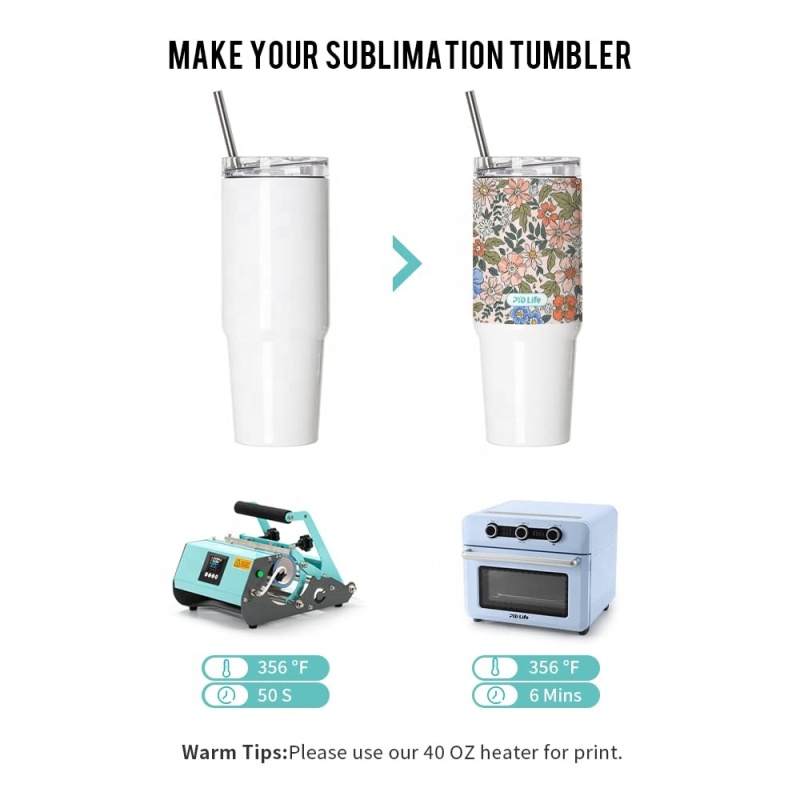 YEDI 30 OZ Isolierter Reisebecher aus Edelstahl, weiß, wiederverwendbare Kaffeebecher mit Strohhalm, Sublimations-Trinkbecher