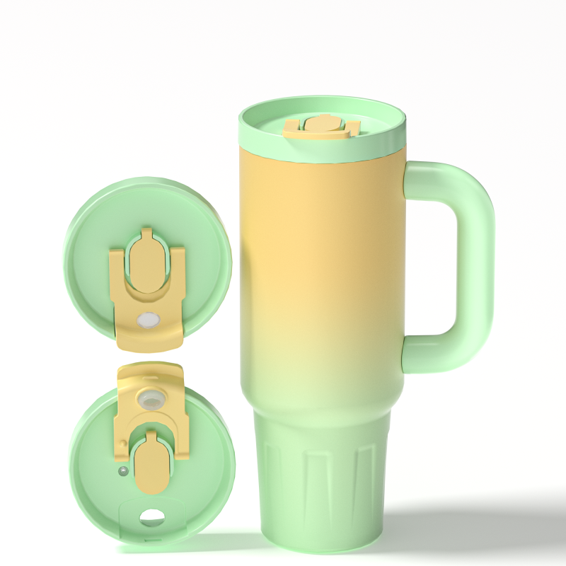 YEDI 40oz 30oz Leakproof Tumbler with Handle and Lid Customized Size and Logo for Sublimation Father's Day Gifts