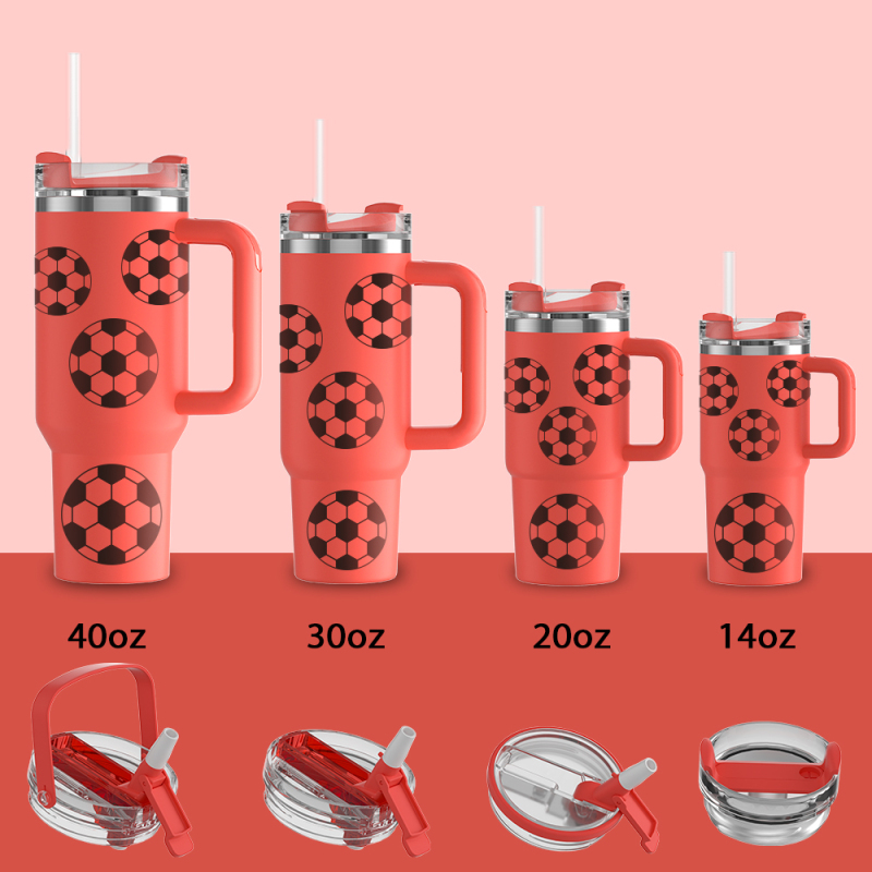 YEDI 40/30/20/14oz Special Lid TUMBLER Color Vacuum Metal Cup Stainless Travel Mug Insulated Tumblers Cupping With Flip Straw