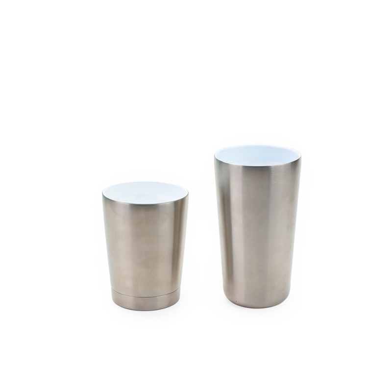 YEDI 300ml 11oz Stainless Steel Beer Mug Tumbler, Double Wall Stackable, Bright Series, Durable, for Cold Drinks & Beer