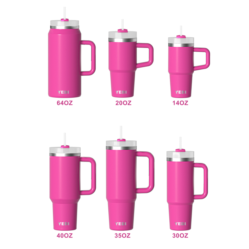 YEDI Custom Logo 30 oz 40 oz Stainless Steel Double Wall Vacuum Travel Coffee Mug 20 oz 30 oz 40 oz Tumbler with Handle