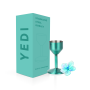 YEDI 50ml Classic Design Stainless Steel Goblet for Red Wine & Cocktail for Camping