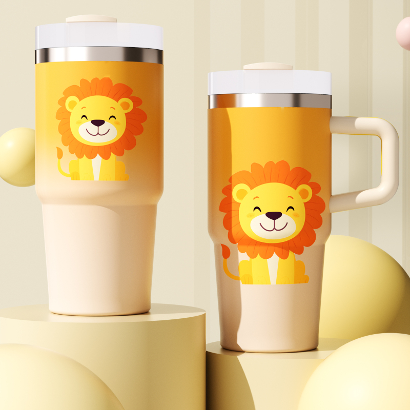 Cartoon Stainless Steel Water Bottle Travel Tumbler Stainless Steel