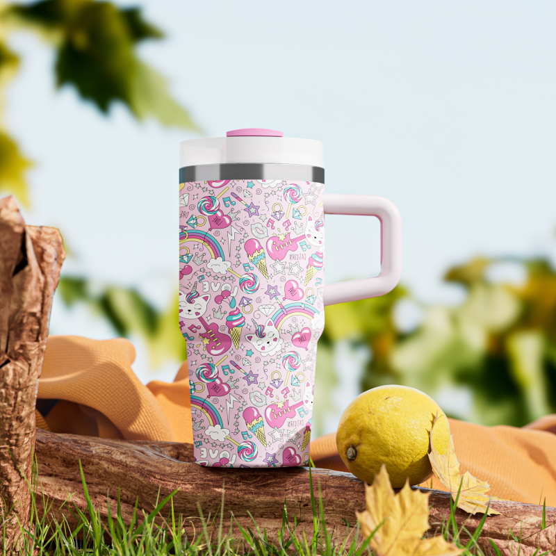 Cartoon Stainless Steel Water Bottle Travel Tumbler Stainless Steel