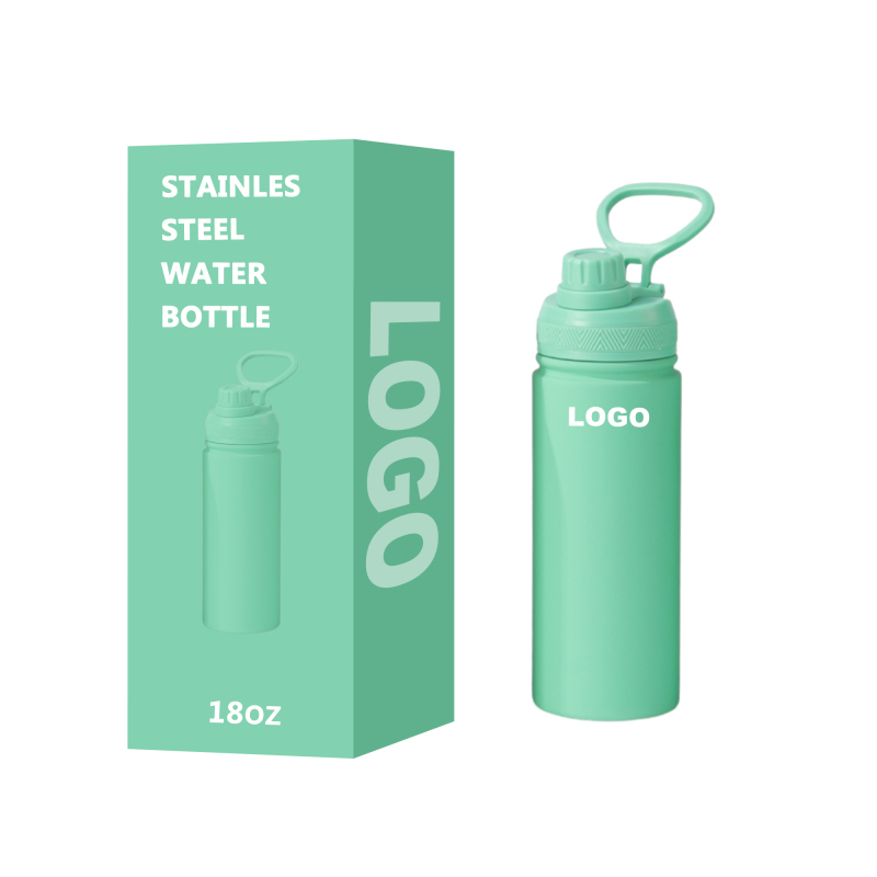 18oz BPA-Free Stainless Steel Kids Water Bottle with Straw Cute Children's School Drink Vacuum Type