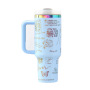 YEDI 40 oz Tumbler with Handle  H2.0 304 Stainless Steel Travel Mug Double Wall Vacuum Reusable Insulated Sports Travel Mugs