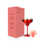 YEDI 270ml Stainless Steel Goblet Customizable Logo Red Wine Glass Cocktail Glass
