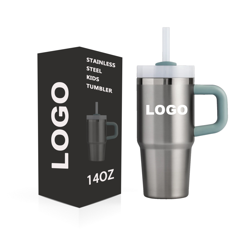 Bpa Free 14oz Stainless Steel Custom Logo Stan Cup Keep Hot and Cold Outdoor Insulated Travel Coffee Mugs Tumbler With Handle
