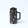 YEDI 64oz Stainless Steel Tumbler with Handle & Straw BPA-Free Insulated Cup for Travel & Sports Customizable Logo