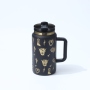 YEDI 64oz Stainless Steel Tumbler with Handle & Straw BPA-Free Insulated Cup for Travel & Sports Customizable Logo