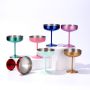 OEM 300ml Double Wall Insulated Stainless Steel Cocktail Tumbler Wine Glasses Insulated Martini Glasses for Bar Use
