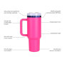 40 oz Stainless Steel Tumbler with Handle H2.0 304 Double Wall Vacuum Insulated Sports Travel Mug Customizable Logo