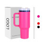 40 oz Stainless Steel Tumbler with Handle H2.0 304 Double Wall Vacuum Insulated Sports Travel Mug Customizable Logo