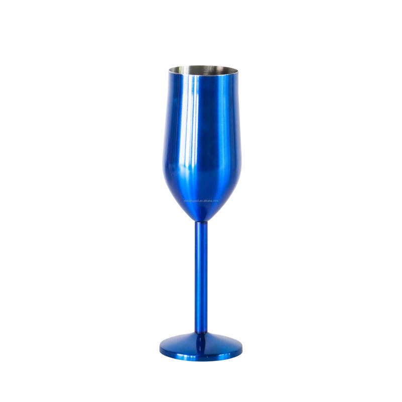 Factory Wholesale Custom Goblet Red Wine Popular Cup Metal Stainless Steel Wine Glasses Stopper Drinking