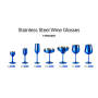 Factory Wholesale Custom Goblet Red Wine Popular Cup Metal Stainless Steel Wine Glasses Stopper Drinking