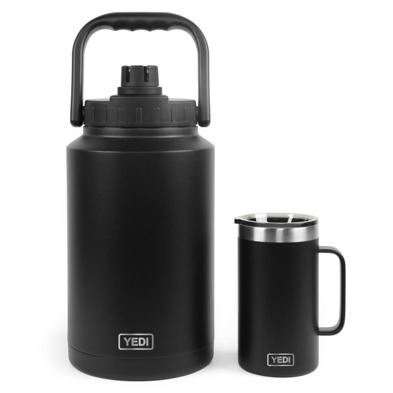 YEDI ONE GALLON JUG White Vacuum Flask Bottle with Handgrip for Camping