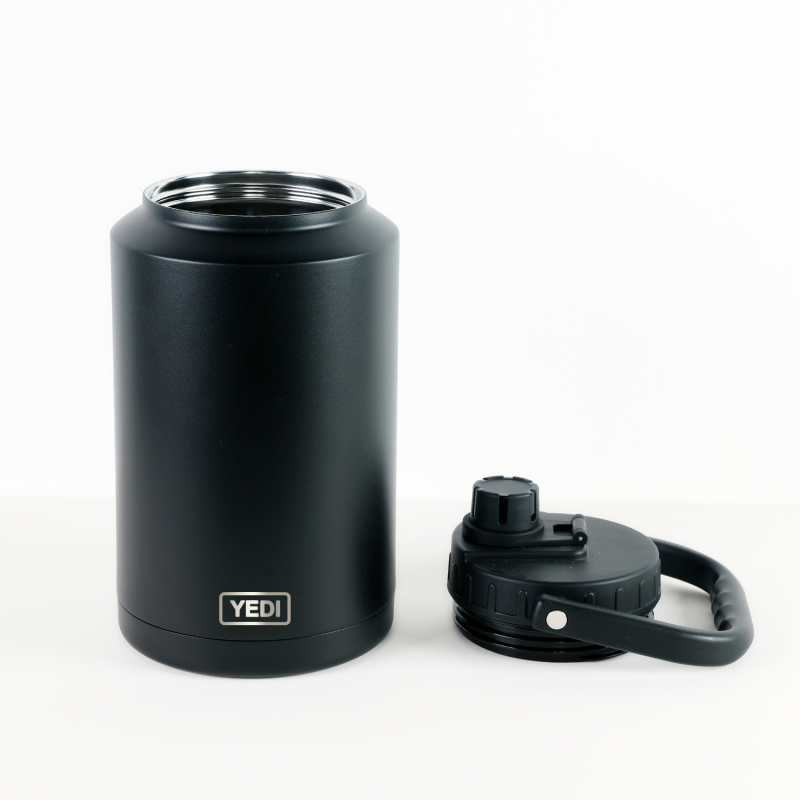 YEDI ONE GALLON JUG White Vacuum Flask Bottle with Handgrip for Camping